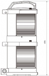 CXH-102PL LED双层航行信号灯