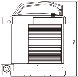 CXH-12P LED SINGLE-DECK NAVIGATION SIGNAL LIGHT