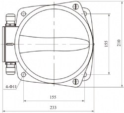 CXH-12P LED SINGLE-DECK NAVIGATION SIGNAL LIGHT