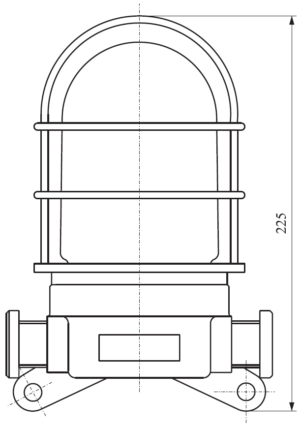 Light Impa Code WB-2A Wall Light IMPA CODE:792068